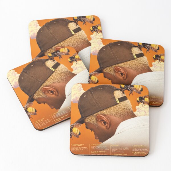 Item preview, Surreal Bee Portrait in Orange – Vintage Music Inspired Artwork designed and sold by Jacalyn-Hyman.
