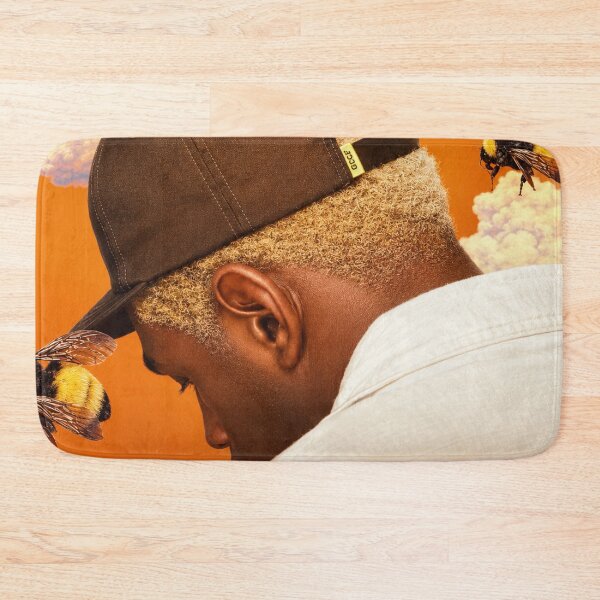 Item preview, Surreal Bee Portrait in Orange – Vintage Music Inspired Artwork designed and sold by Jacalyn-Hyman.