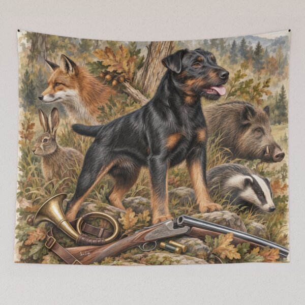 Item preview, Jagdterrier – Born for the Hunt designed and sold by TammyHunterArt.