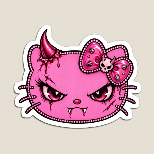 Item preview, Vampire Cat Sticker designed and sold by Bindie & Co. .