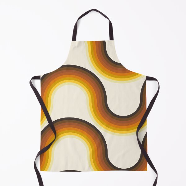 Item preview, Retro Wavy Roads in Cream designed and sold by YesterdayColl.