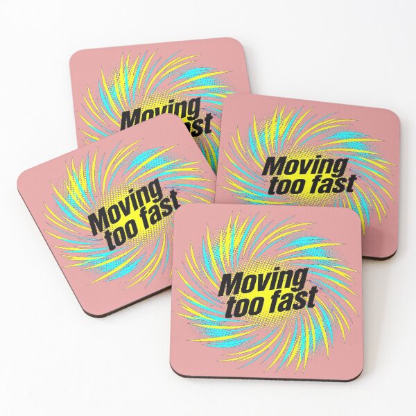Item preview, Moving Too Fast Glitch Vortex Typography designed and sold by puzzell.