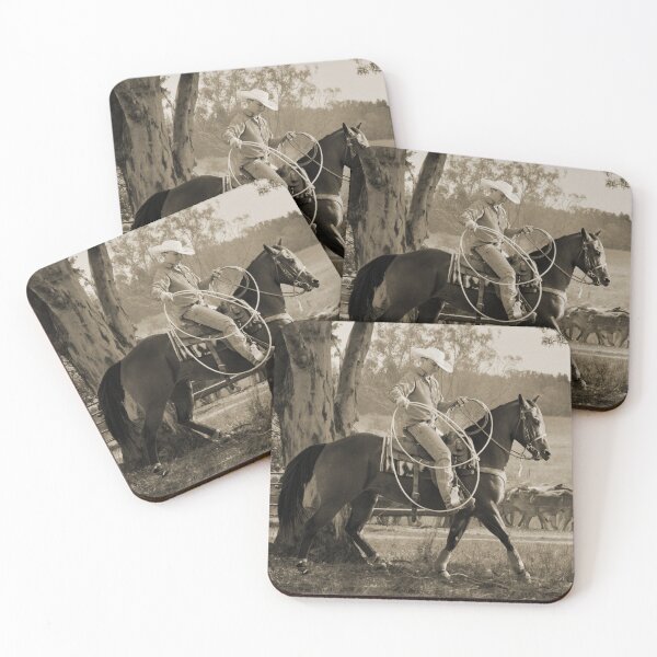 Item preview, RANCH ROPING HORSE, WESTERN DECOR designed and sold by Barbara Jean Photo Art And Design.