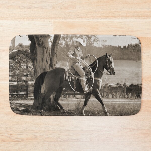 Item preview, RANCH ROPING HORSE, WESTERN DECOR designed and sold by Barbara Jean Photo Art And Design.