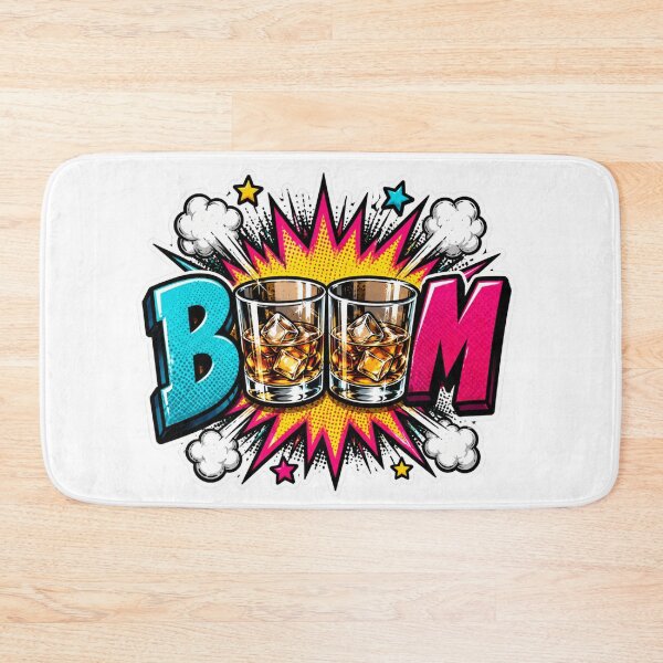 Item preview, Whiskey BOOM Pop Art Sticker designed and sold by Pigmentra.