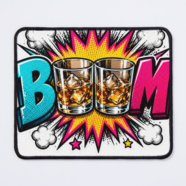 Item preview, Whiskey BOOM Pop Art Sticker designed and sold by Pigmentra.