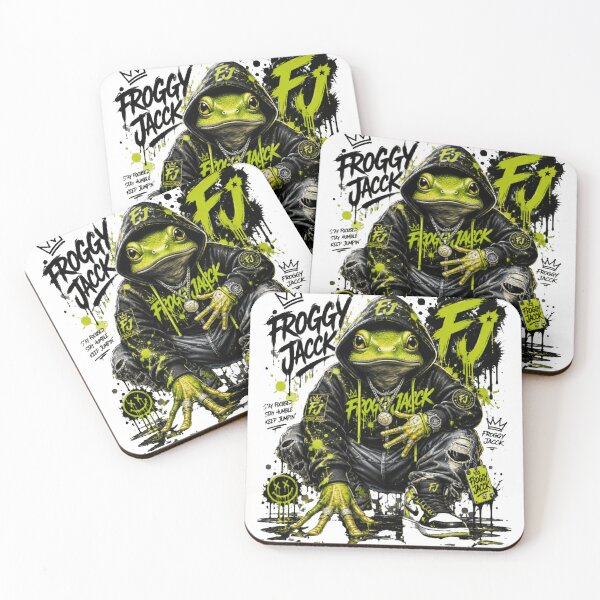 Item preview,  FroggyJacck  Lime Graffiti Frog Street Art. designed and sold by FroggyJacck.