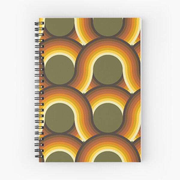 Item preview, Retro Wavy Roads in Avocado Green designed and sold by YesterdayColl.