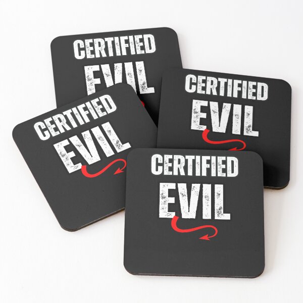 Item preview, Funny Halloween Certified Evil designed and sold by erozzz.