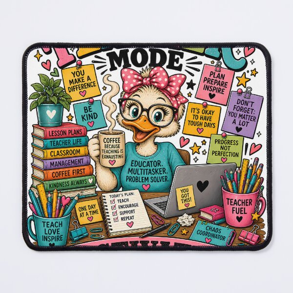 Item preview, Funny Teacher Mode Activated Educator Classroom Life School Humor designed and sold by Nordo Studio.