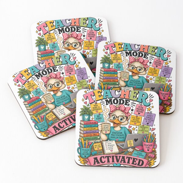 Item preview, Funny Teacher Mode Activated Educator Classroom Life School Humor designed and sold by Nordo Studio.
