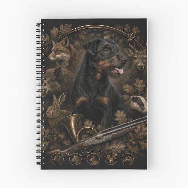 Item preview, Jagdterrier – The Fearless Hunter designed and sold by TammyHunterArt.
