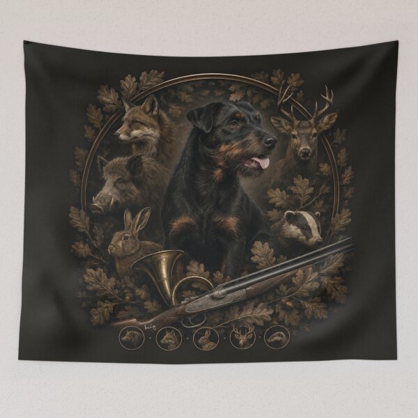 Item preview, Jagdterrier – The Fearless Hunter designed and sold by TammyHunterArt.
