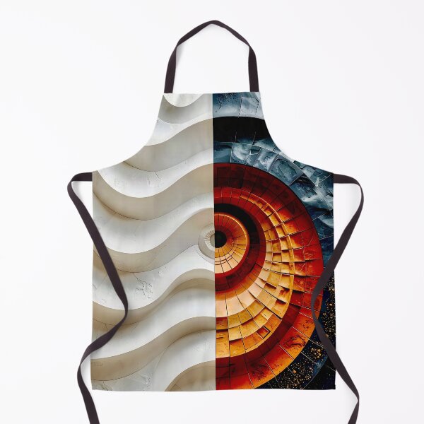 Item preview, Terracotta Clay and Slate Geometric Spiral designed and sold by Vicky Brago-Mitchell®.