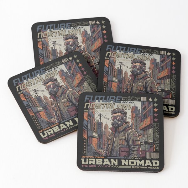 Item preview, Urban Nomad Future Nostalgia - Dystopian Cyberpunk Visions designed and sold by rich-moda.