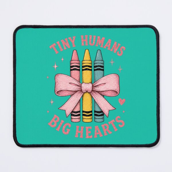 Item preview, Tiny Humans Big Hearts Crayon Daycare Teacher Appreciation Gift designed and sold by BearLoveDesign.