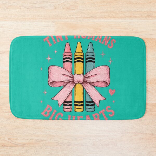 Item preview, Tiny Humans Big Hearts Crayon Daycare Teacher Appreciation Gift designed and sold by BearLoveDesign.