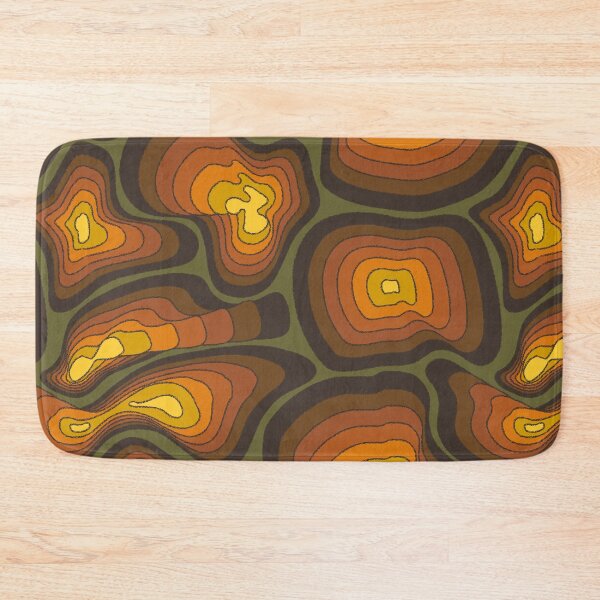 Item preview, Wild Waves in Avocado  designed and sold by YesterdayColl.