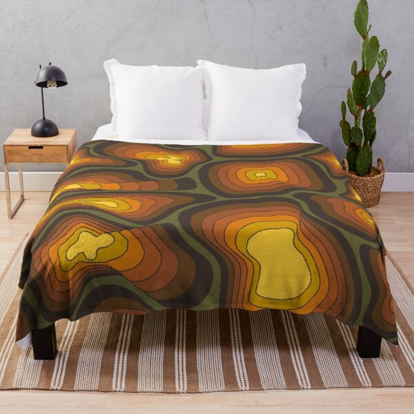 Item preview, Wild Waves in Avocado  designed and sold by YesterdayColl.