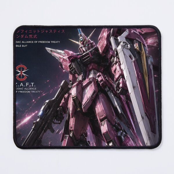 Item preview, Athrun Zala Infinite Justice Gundam Type II – Futuristic Pink Mecha Anime Poster designed and sold by Dyan4.