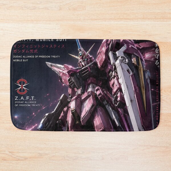 Item preview, Athrun Zala Infinite Justice Gundam Type II – Futuristic Pink Mecha Anime Poster designed and sold by Dyan4.