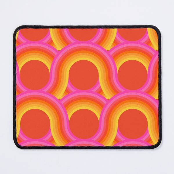 Item preview, Rollin' Retro Road in Orange + Pink designed and sold by YesterdayColl.