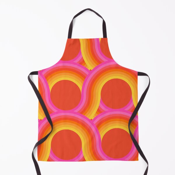 Item preview, Rollin' Retro Road in Orange + Pink designed and sold by YesterdayColl.