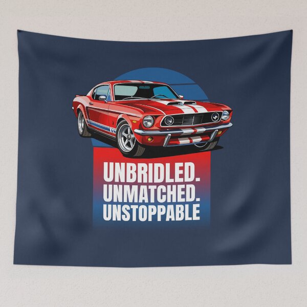Item preview, Unbridled Muscle Car Anthem designed and sold by awesome-loob.