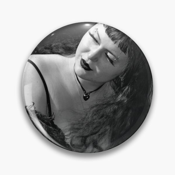 Item preview, GOTH GIRL WALL ART, MONOCHROME PORTRAIT designed and sold by Barbara Jean Photo Art And Design.