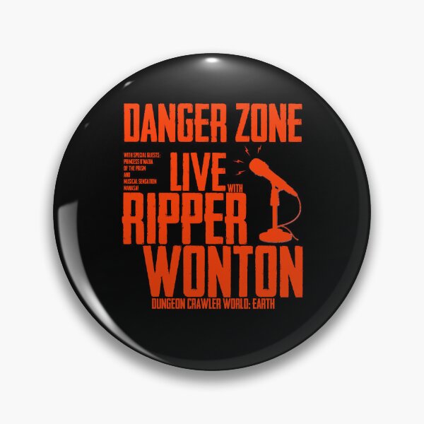 Item preview, Danger Zone with Ripper Wonton designed and sold by Smiley Smiles.