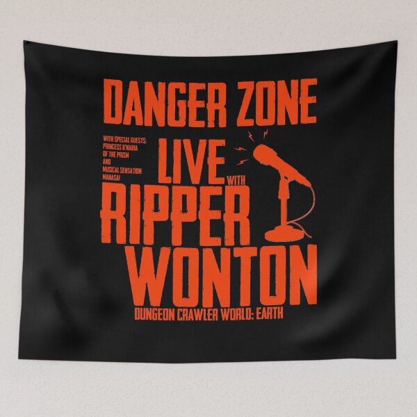 Item preview, Danger Zone with Ripper Wonton designed and sold by Smiley Smiles.