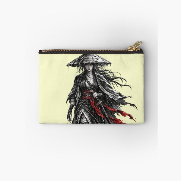 Item preview, Shadow Ronin Female Samurai – Dark Fantasy Japanese Ink Manga Art designed and sold by SVox.