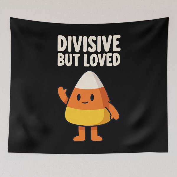 Item preview, HALLOWEEN Divisive But Loved Candy Corn - Funny Halloween Candy Debate designed and sold by Uglyandcute.