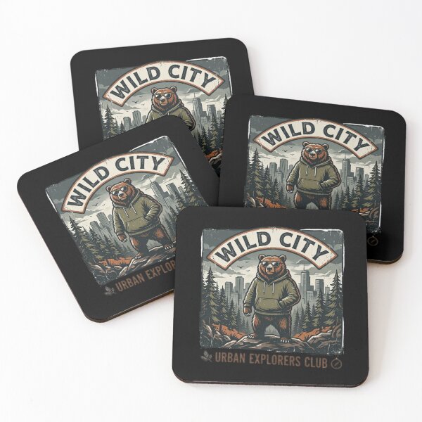 Item preview, Wild City Bear - Urban Explorers Club Vintage Graphic designed and sold by rich-moda.