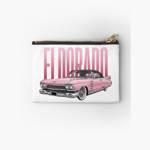 Item preview, Pink 1959 Cadillac Eldorado Biarritz Classic American Car Vector Art designed and sold by Motorline44.