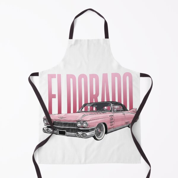 Artikelvorschau, Rosa 1959 Cadillac Eldorado Biarritz Klassischer amerikanischer Wagen Vektorgrafik entworfen und verkauft von Motorline44.