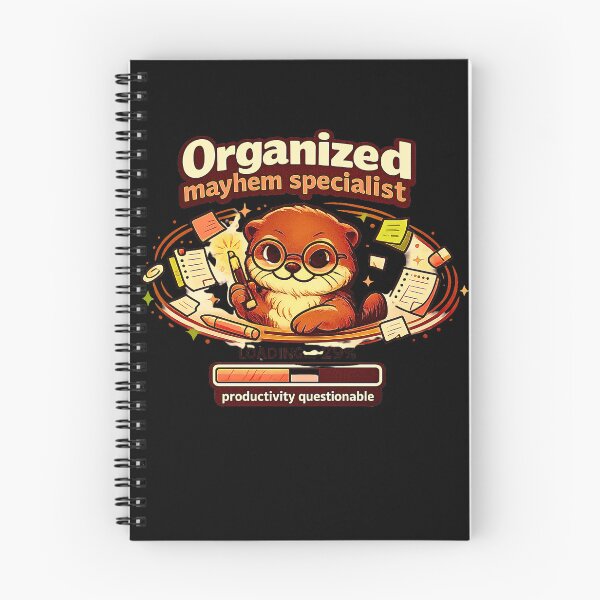 Item preview, Organized Mayhem Specialist Retro Otter Meme designed and sold by TrinovaCreates.