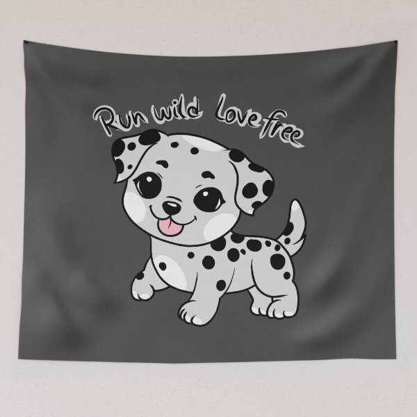 Item preview, Run Wild Love Free Dog designed and sold by Phyllya Design.