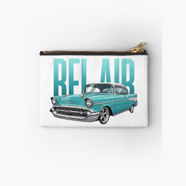 Item preview, Turquoise 1957 Chevrolet Bel Air Classic American Muscle Vector Art designed and sold by Motorline44.