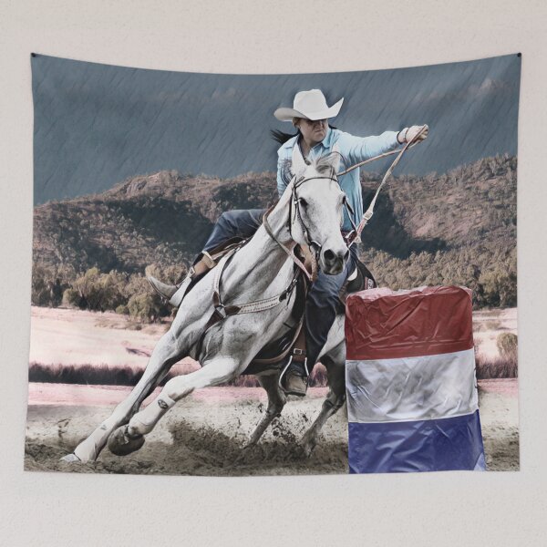 Item preview, WESTERN DECOR, BARREL RACER, AWESOME ART FOR EVERYTHING designed and sold by Barbara Jean Photo Art And Design.