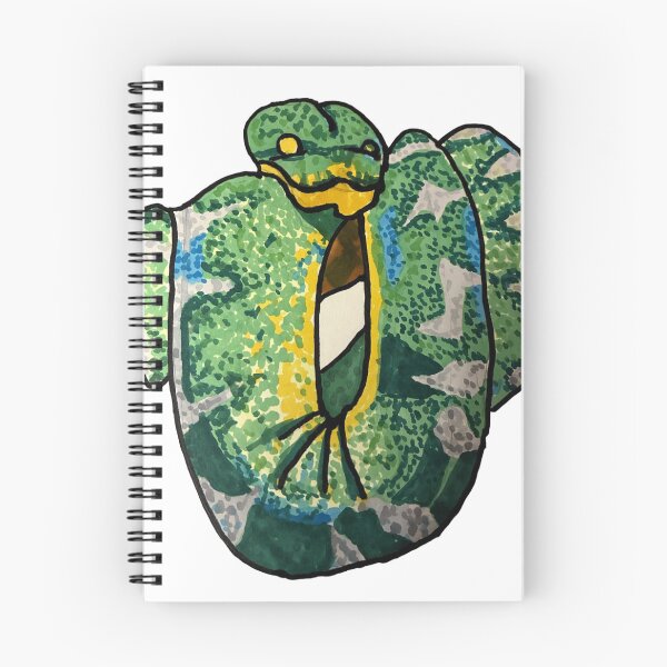 Item preview, Emerald Tree Boa - Alcohol Marker Edition designed and sold by naturetimes.
