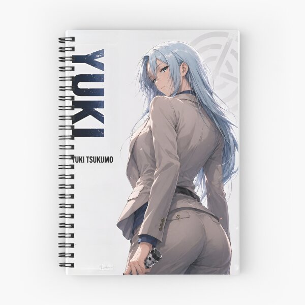 Item preview, Yuki Tsukumo Anime Character Portrait – Elegant Blue Hair Modern Sorcerer Aesthetic designed and sold by Dyan4.