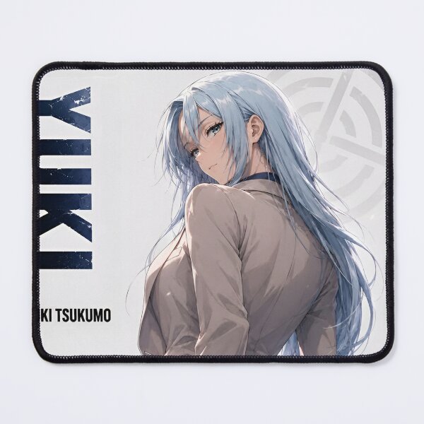 Item preview, Yuki Tsukumo Anime Character Portrait – Elegant Blue Hair Modern Sorcerer Aesthetic designed and sold by Dyan4.