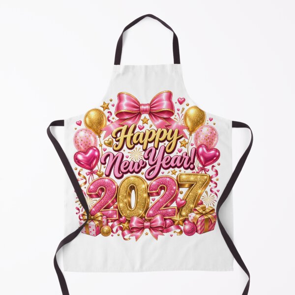 Item preview, Pink & Gold Happy New Year 2027 designed and sold by TinyWeird.