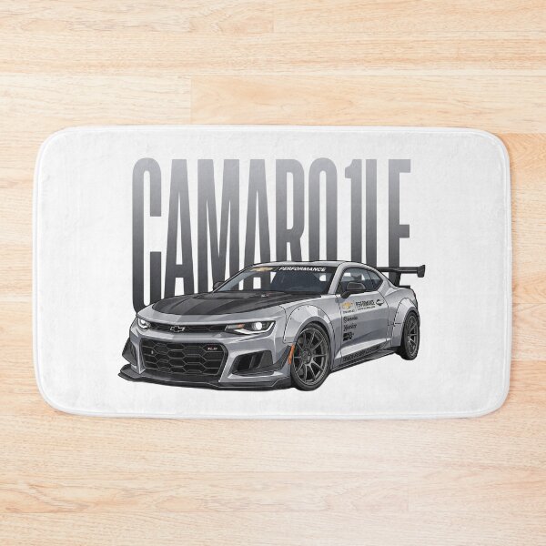 Item preview, Chevrolet Camaro ZL1 1LE Silver Widebody Track Weapon Vector Art designed and sold by Motorline44.