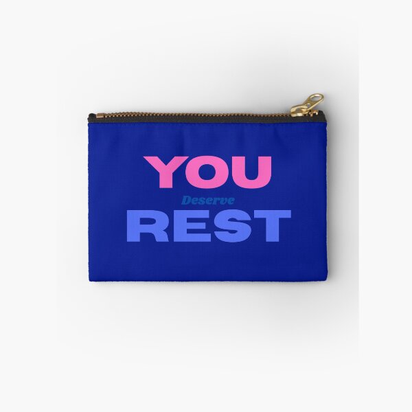 Item preview, You Deserve Rest – Self Care Mental Health Quote for Women designed and sold by Soft Strength Studio.