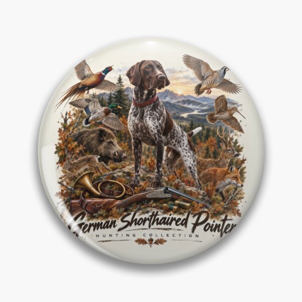 Item preview, German Shorthaired Pointer – Born to Point designed and sold by TammyHunterArt.