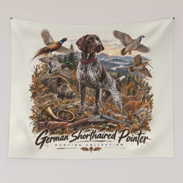 Item preview, German Shorthaired Pointer – Born to Point designed and sold by TammyHunterArt.