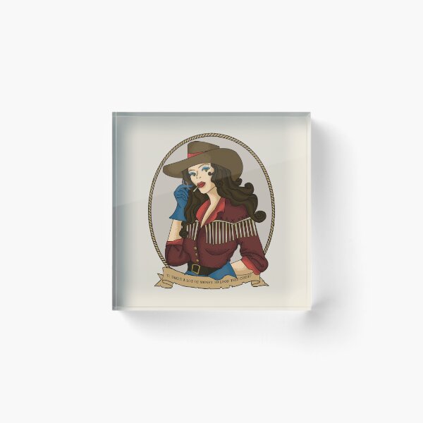 Item preview, traditional Westen cowgirl  designed and sold by Masque&Muse.