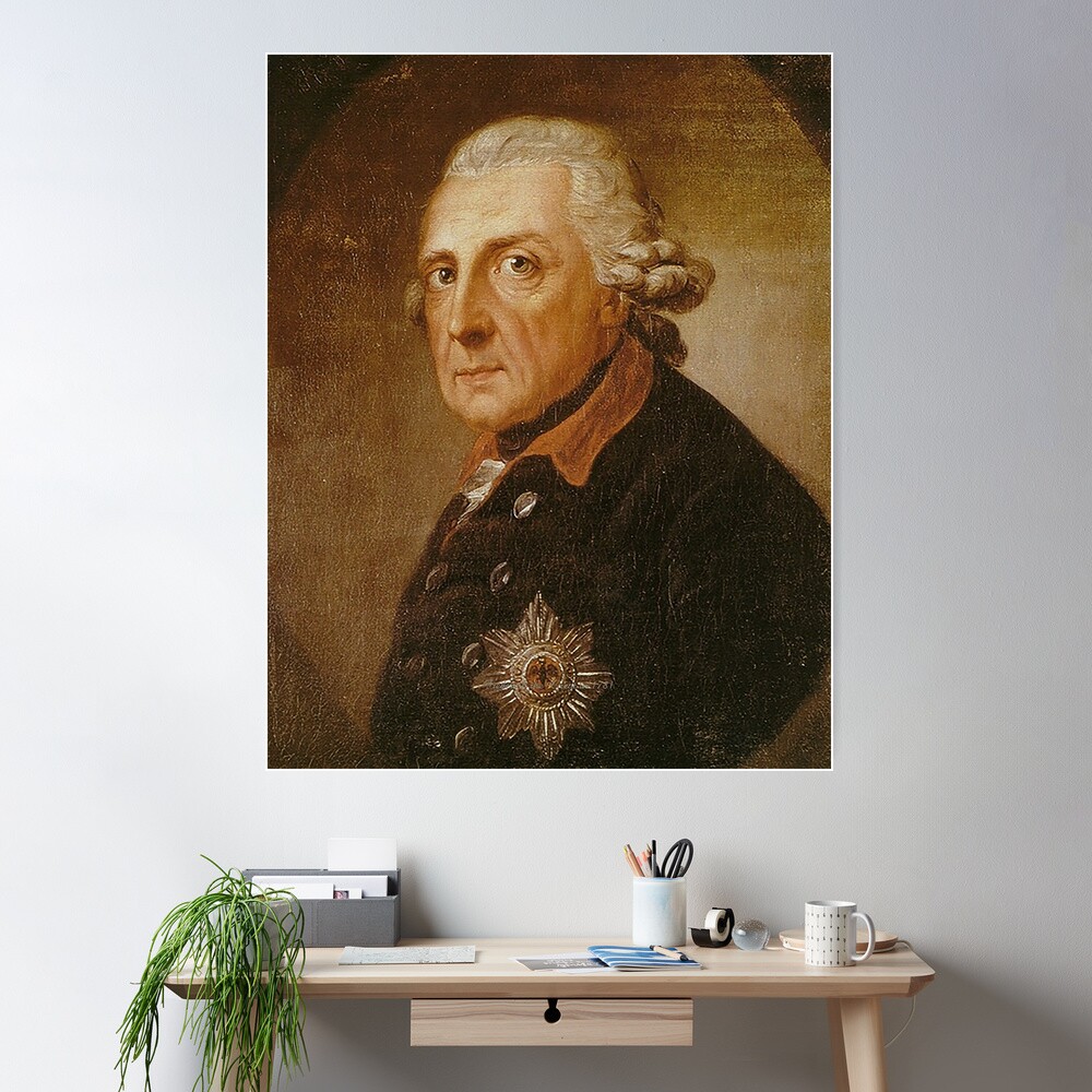 Frederick the Great Portrait Poster